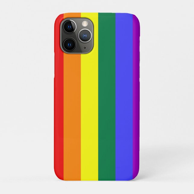 étui iPhone / iPad drapeau arc-en-ciel (Dos)