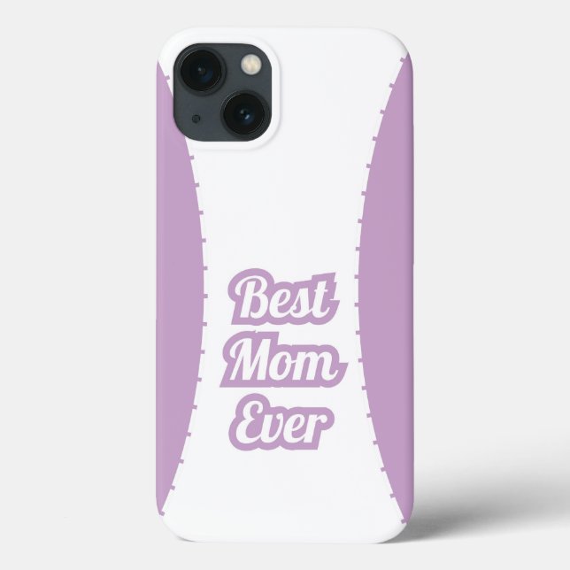 Étui iPhone Lavande Meilleure Maman (Verso)