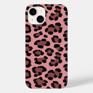 Étui iPhone Léopard Rose