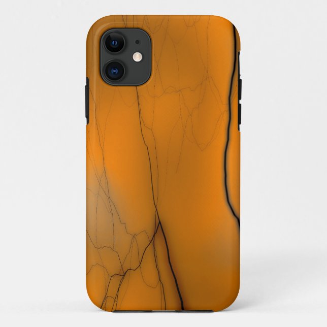 étui iphone lightning orange (Dos)
