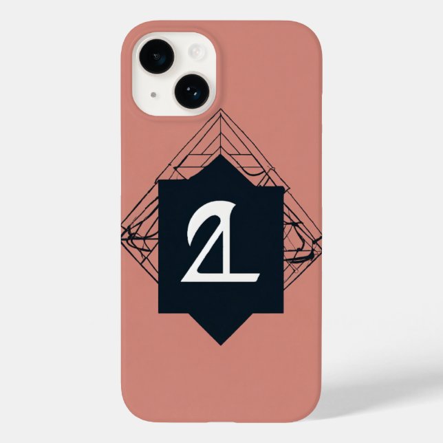 Étui iPhone Logo de Groupe de Rock Indé Minimalist (Verso)
