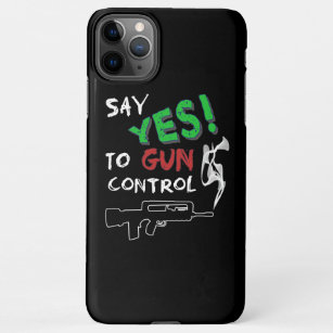 Coque iPhone Oui au contrôle des armes à feu