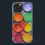 Coque iPhone palette d'aquarelle vintage<br><div class="desc">palette d'aquarelle vintage</div>