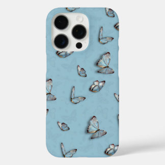 Étui iPhone Papillon Bleu Clair - Housse esthétiqu