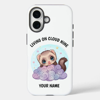 Étui iPhone personnalisé avec furet mignon