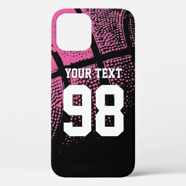 Étui iPhone personnalisé avec maillot de basket-ba (Verso)