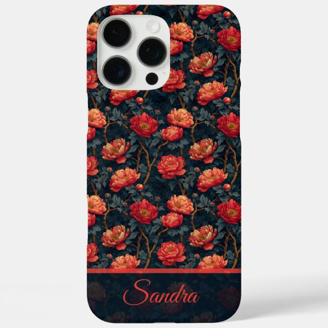 Étui iPhone personnalisé avec nom personnalisable  (Verso)