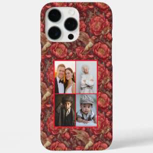 Étui iPhone personnalisé avec photo de pivoines po