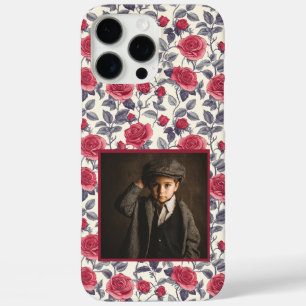 Étui iPhone personnalisé avec photo de rose pour e