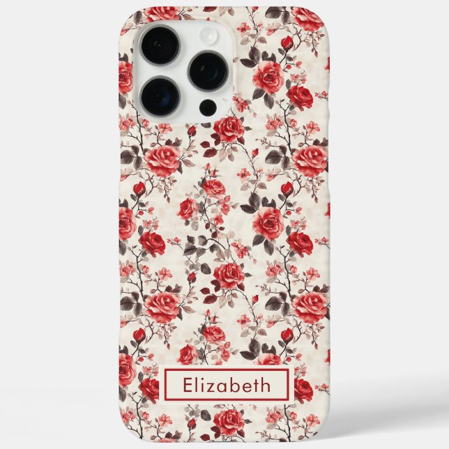 Étui iPhone personnalisé Collage Rose Radiant pour (Verso)