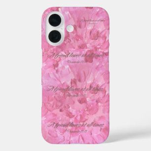 Étui iPhone Pink Peony - Un ami qui aime en tout t