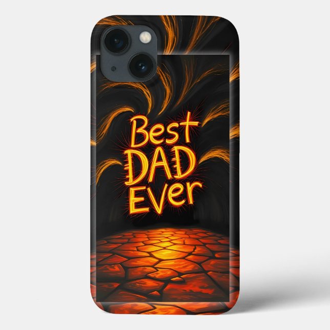Étui iPhone pour la célébration du meilleur papa (Verso)