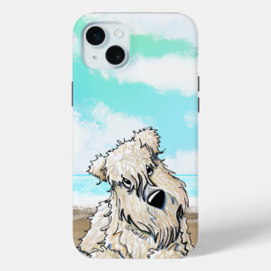 Étui iPhone pour Terrier Wheaten de plage