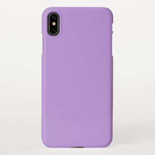 Coque iPhone Purple pâle (couleur solide) 