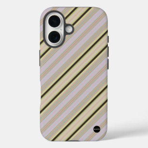 Étui Iphone Rayure verticale jaune HAMbWG