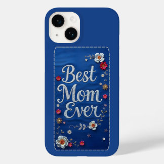 Étui iPhone Royal Blue Meilleure Maman de Tous les
