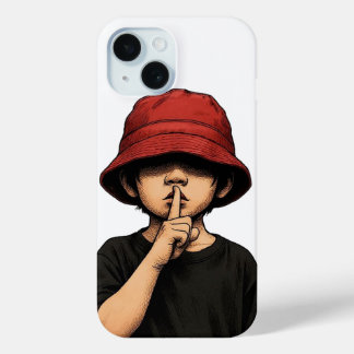 Étui Iphone Shhh Silence Please|Street Art Minimal