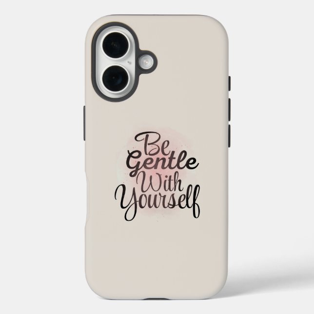 Étui iPhone Sois Gentil Avec Toi-Même  (Verso)