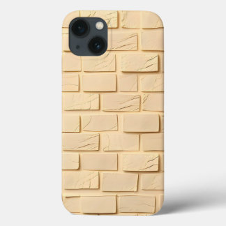 Étui iPhone texture brique beige Style Urbain