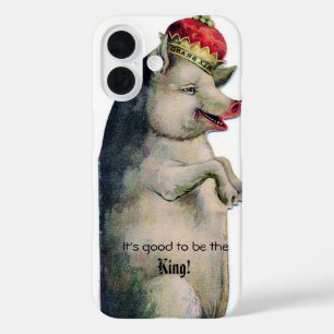 Étui iPhone Vintage Pig / Hog King