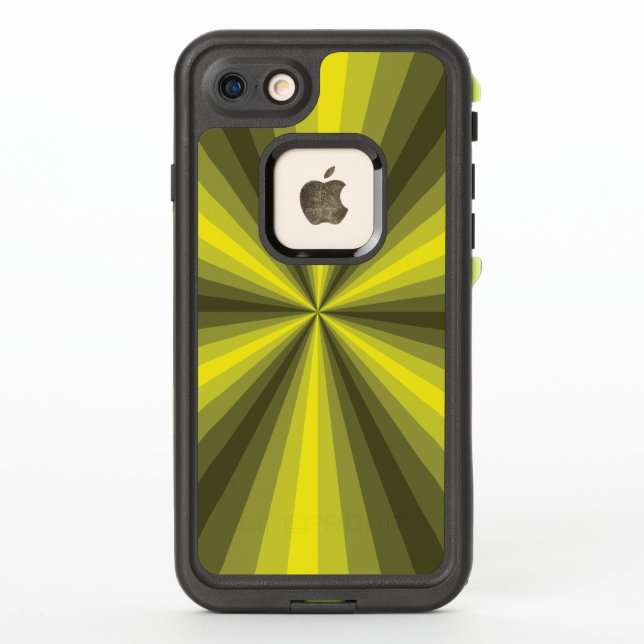 Étui Lifeproof Jaune Illusion Optique (Dos)