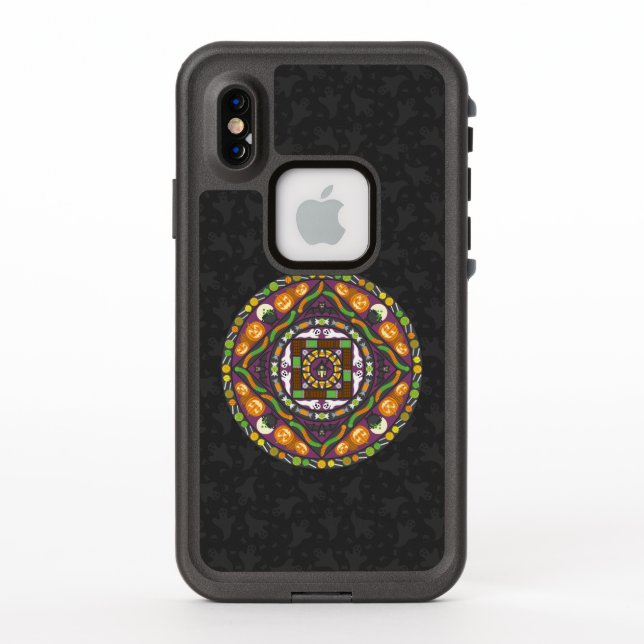 Étui Lifeproof Mandala de Tours et de Traitements (Dos)