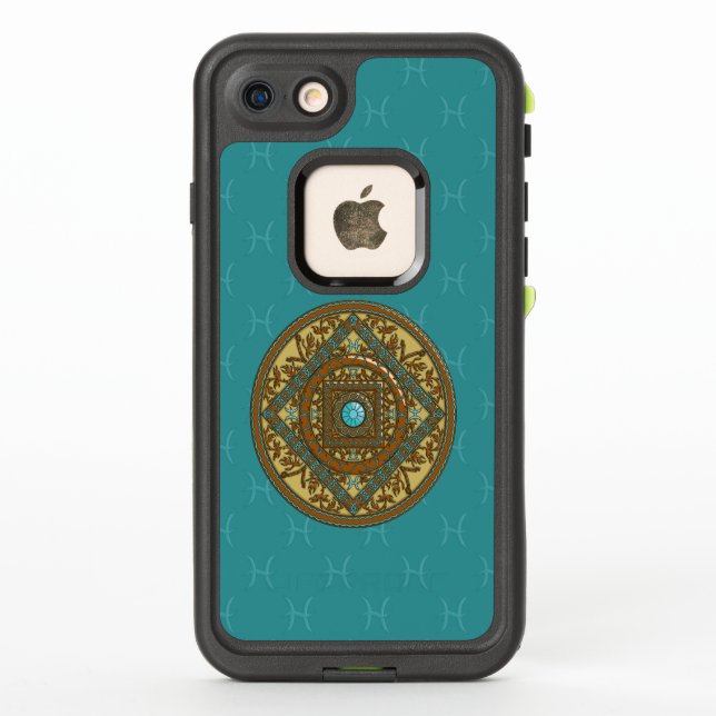 Étui Lifeproof Mandala Poissons (Dos)
