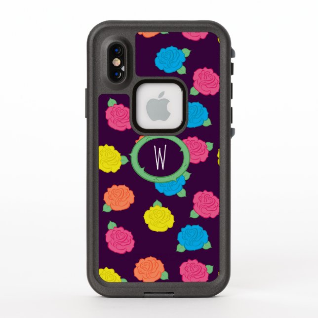 Étui Lifeproof Neon Roses (Dos)