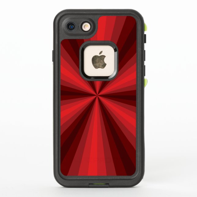 Étui Lifeproof Rouge Illusion Optique (Dos)
