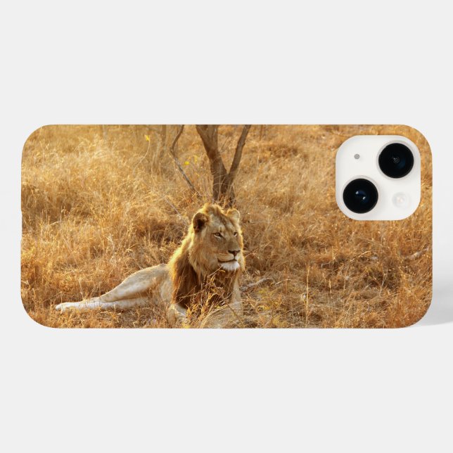 Étui Lion pour iPhone 14 (Verso (horizontal))