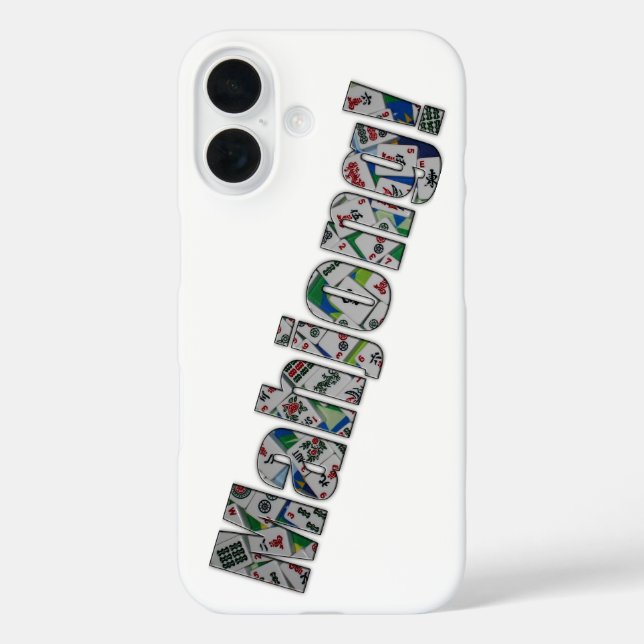 Étui Mahjong pour IPhone 16 (Verso)