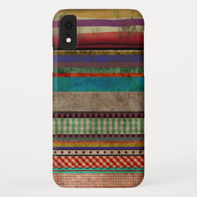 Étui masculin moderne grunge pour iPhone (Dos)