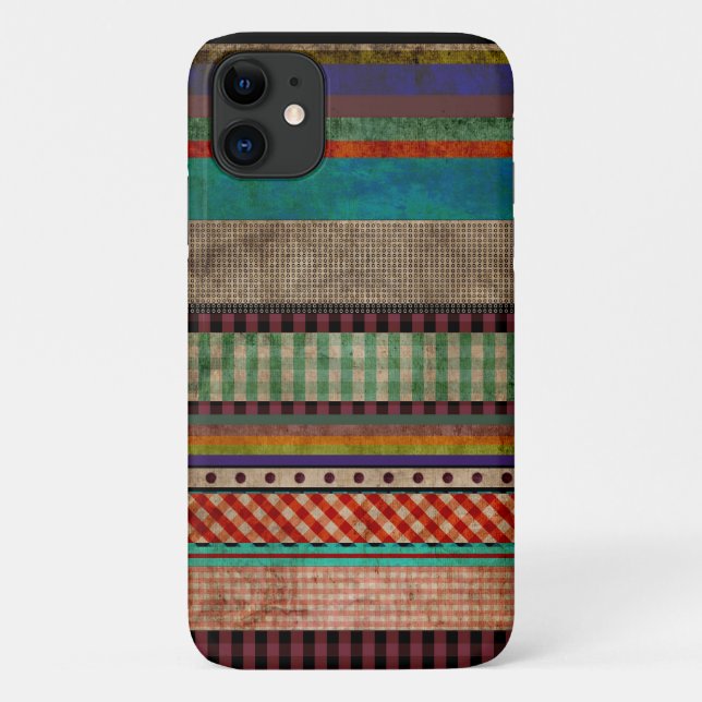 Étui masculin moderne grunge pour iPhone (Dos)