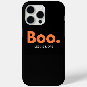 Étui minimaliste Boo Halloween noir iPhone 15 Pro