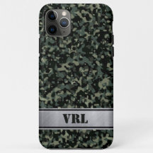 Étui Modern Dark Green Camo pour iPhone 11 Pro Max