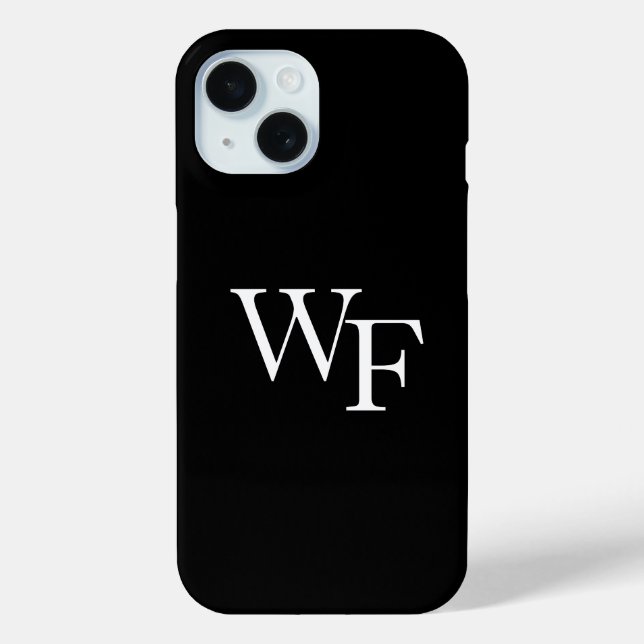 Étui Monogramme Business pour iPhone 15 (Verso)