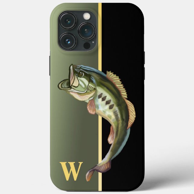 Étui Monogramme pour iPhone Case-Mate pour Pêche à (Verso)