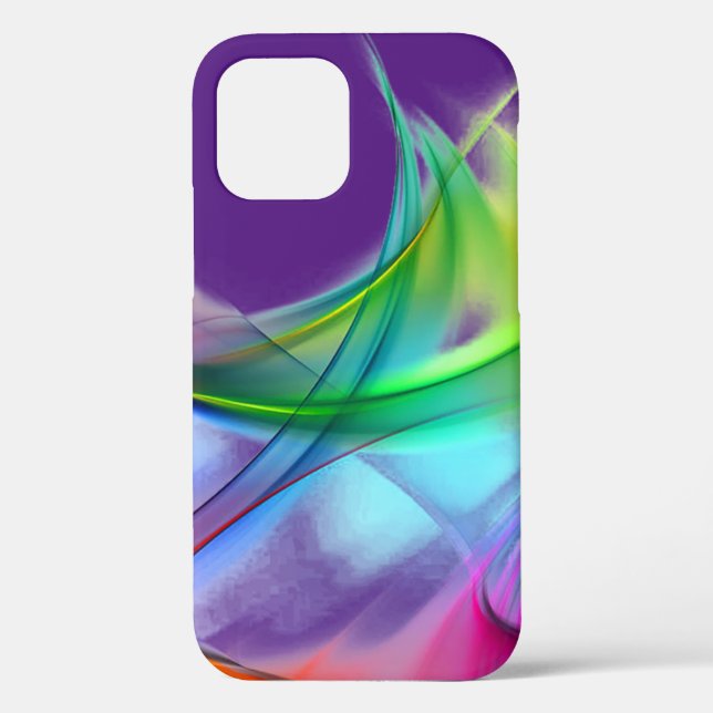 Étui Neon Rainbow Abstract Design Case-Mate pour i (Verso)