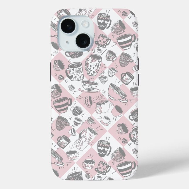 Étui Party tea coffee cups Case-Mate pour iPhone (Verso)