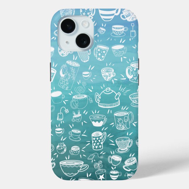 Étui Party tea coffee cups Case-Mate pour iPhone (Verso)