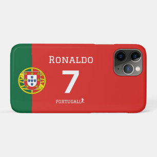 Étui personnalisé avec drapeau de football du Port
