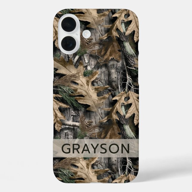 Étui personnalisé camouflage chêne Case-Mate iPhon (Verso)