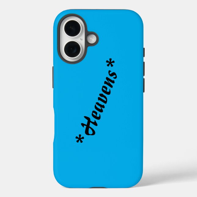 Étui personnalisé "Cieux" pour iPhone 16 robuste (Verso)