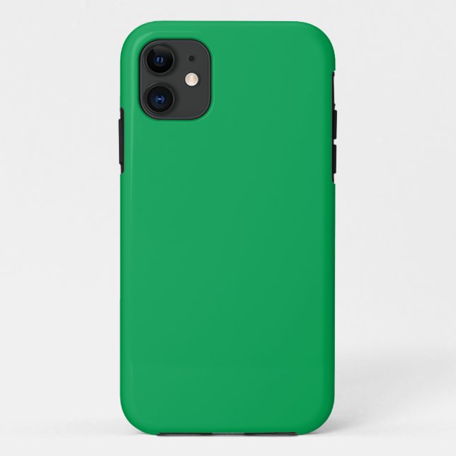Étui personnalisé iPhone vert (Dos)