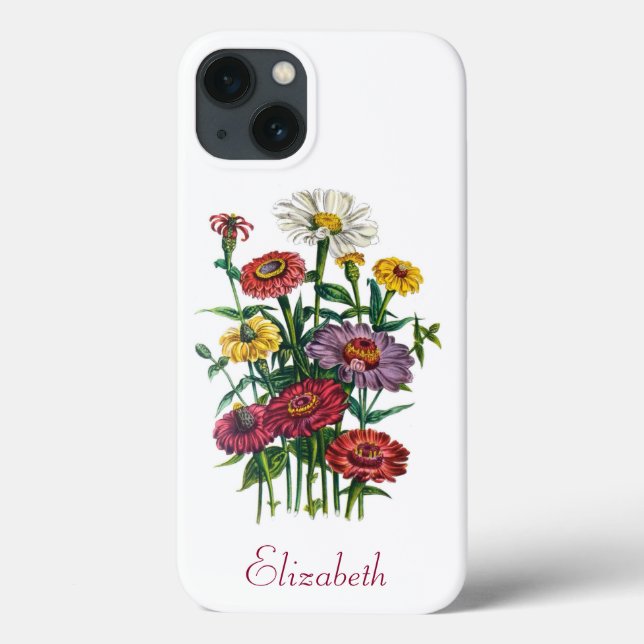Étui Personnalisé Zinnias Case-Mate iPhone (Verso)