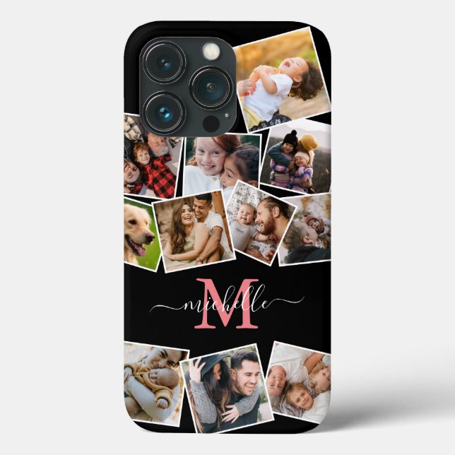 Étui photo collage avec nom personnalisé Case-Mate (Verso)