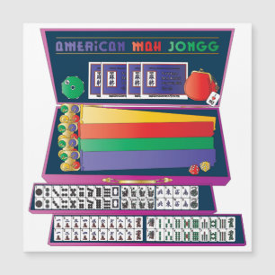 Étui plat magnétique pour Mahjong
