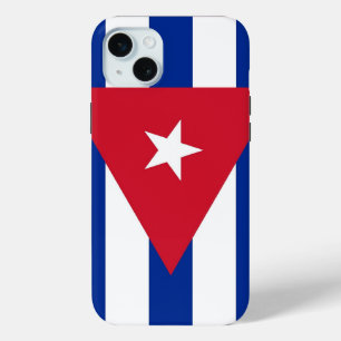 Étui pour Apple iPhone 15 Plus, drapeau de Cuba