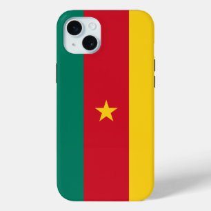 Étui pour Apple iPhone 15 Plus, drapeau du Camerou
