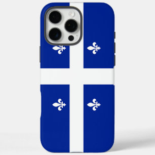 Étui pour Apple iPhone 16 Pro Max, drapeau du Québ